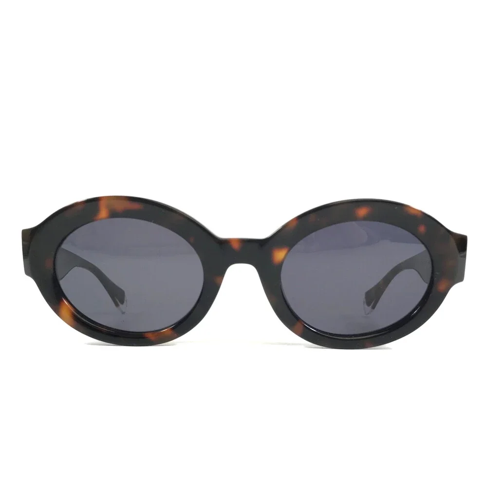 Gigi Studios Sunglasses COSIMA 6867/2 Dark Tortoise Oval Frames with Gray Lenses